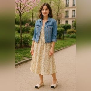 Tory Burch Dulce de Leche/Black Block Flat Espadrille - Size 8